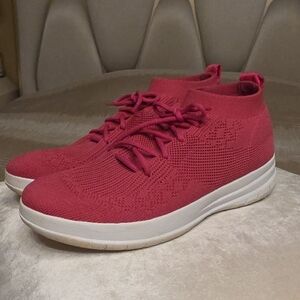 Fitflop Women's Knit Sneakers in Fuchsia